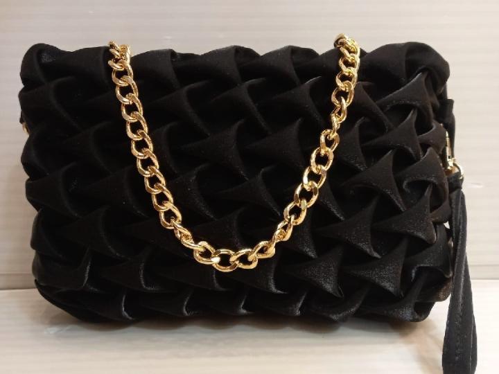 : Girl's PU Leather Quilted Tote Bags